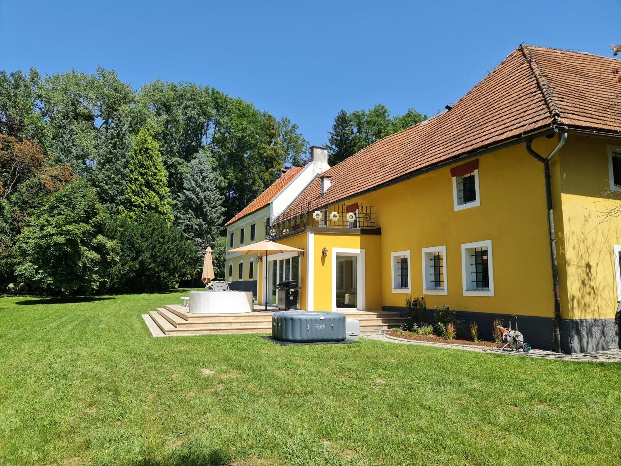 Historischer Gutshof, Bogensportzentrum Kremstal Apartman Nussbach Kültér fotó